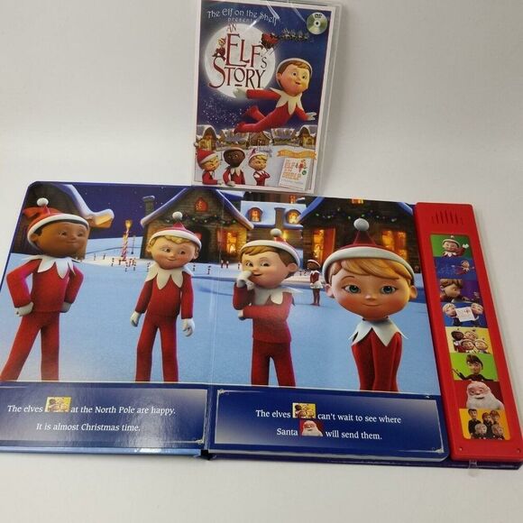 Elf on the Shelf Story Book DVD Childrens Christmas Lot 2 New - Picture 2 of 7